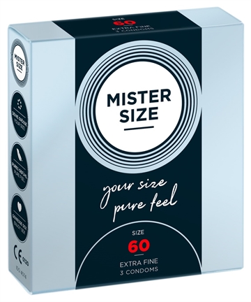 Mister Size kondom størrelse 60 3stk